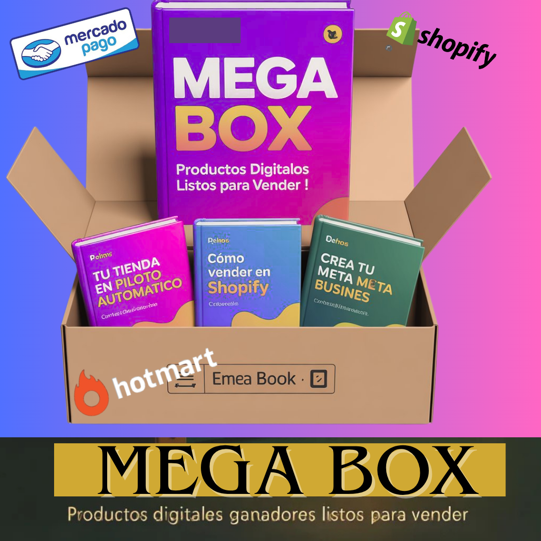 MEGA BOX: 16 Productos digitales ganadores listo para vender